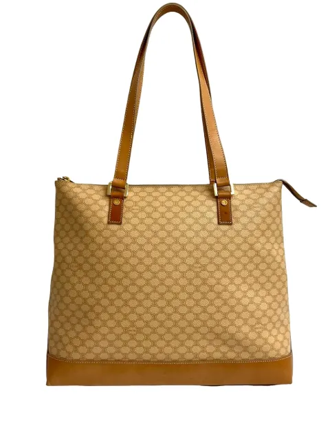 Celine Pre-Owned 2000 Macadam Coated Canvas tote bag Brown KXI8Q0GTGHG0LHP1