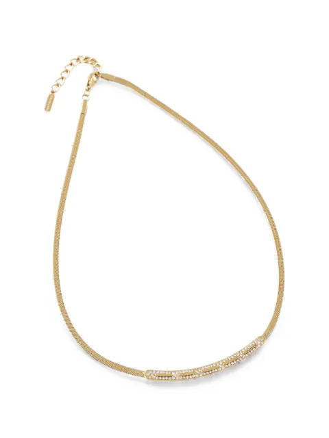 Trussardi embellished chain necklace Gold TJAYY02