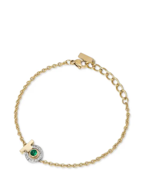 Trussardi T-logo round-charm chain bracelet Gold TJAXC58