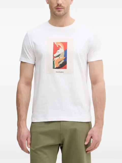 Trussardi graphic-print T-shirt White G0688000163N