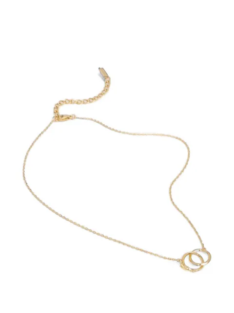 Trussardi interlocking ring necklace Gold TJAXB07