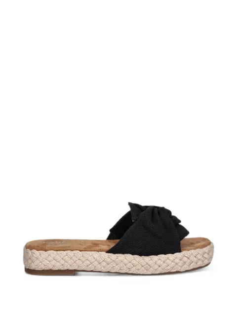 Toms Abby knot-detail espadrille slides Black 10021978
