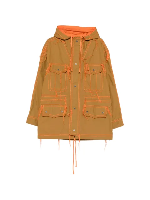 Craig Green embroidered parka Brown CGSS26CWOJKT108