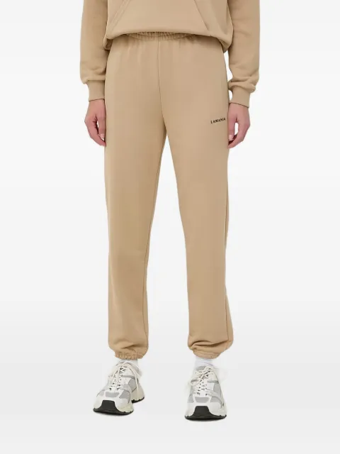 La Mania logo-detail track pants Neutrals COMFY3