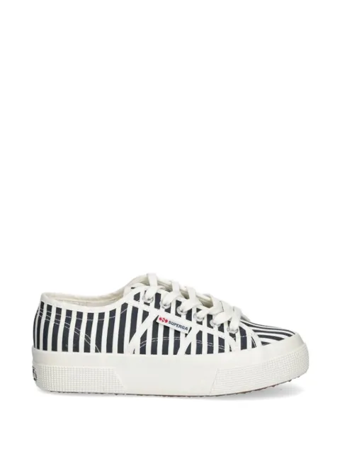 Superga 2740 striped platform sneakers Blue S2136YW