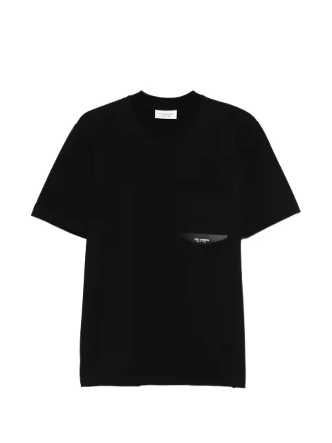 YES LONDON round-neck pocket T-shirt Black XM4249