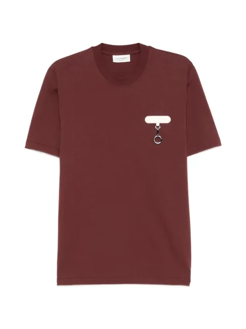 YES LONDON ring-detail T-shirt Red XM4297