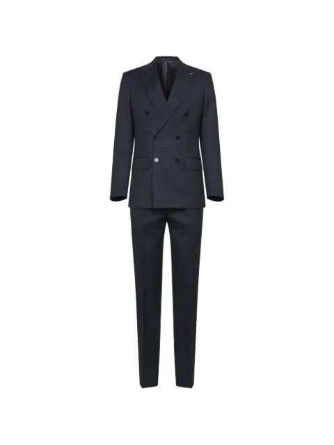 D4.0 peak lapels double-breasted suit Blue 8876012962