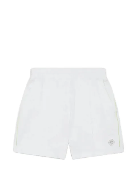 Casablanca monogram-detail shorts White MSS26JTR27101