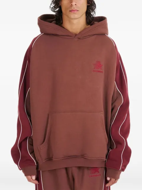 Nahmias Ollie colourblock logo-embroidery hoodie Red Y27H20N16602