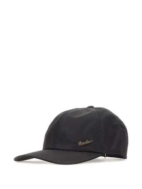 Borsalino metal-logo baseball cap Black B95174EBAA0026068B