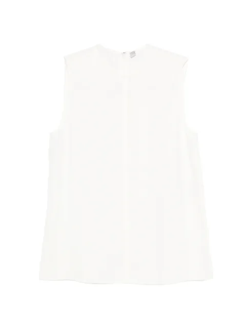 TOTEME sleeveless top White 252WRT0508FB0192