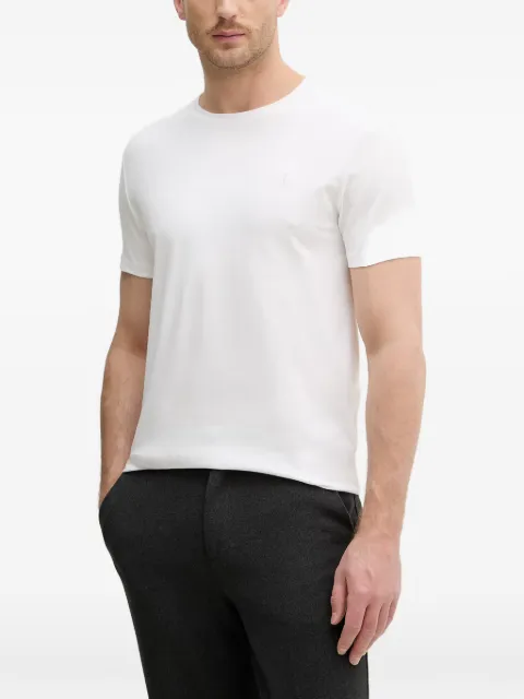 Trussardi logo-embroidered T-shirt White G0228000123N