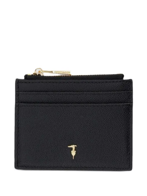Trussardi Cameo leather card holder Black I023E000129N