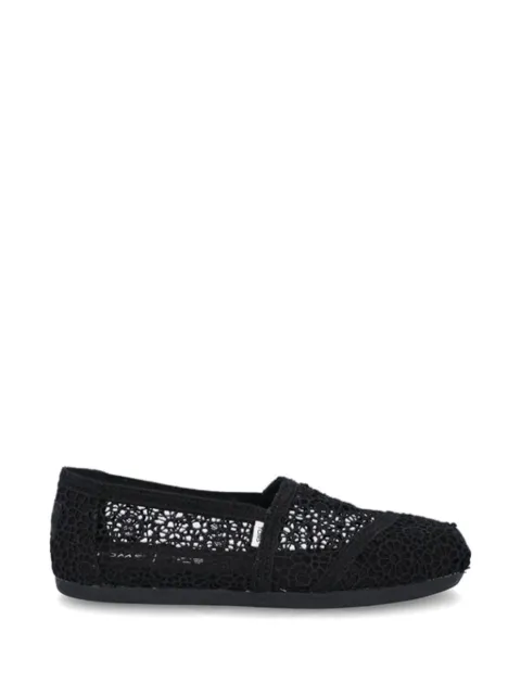 Toms crochet flat espadrilles Black 10016254