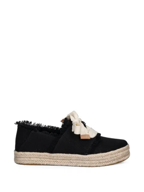 Toms Carolina frayed espadrille sneakers Black 10021856