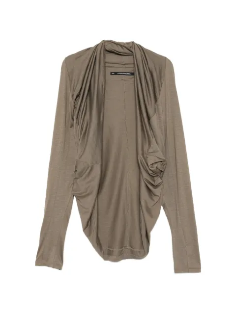 Julius draped panelled jacket Neutrals 937CUM12DT