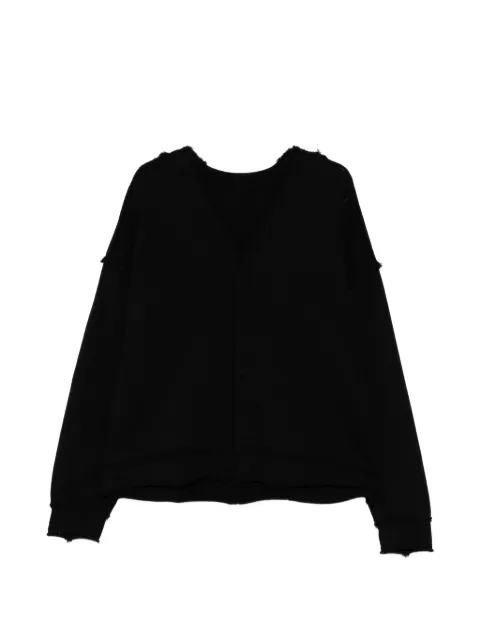 The Viridi-Anne fringed cardigan Black VI398601
