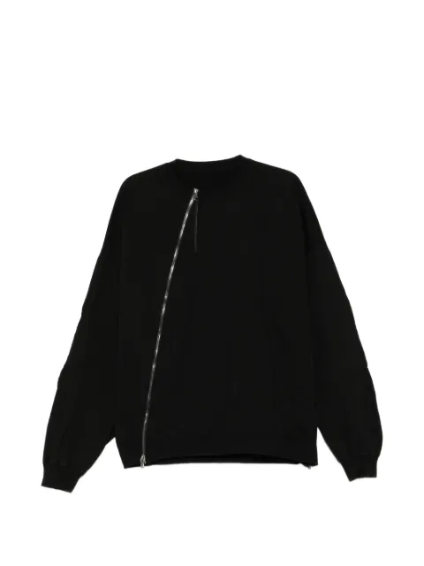 The Viridi-Anne sweat zip-up cardigan Black VI398201
