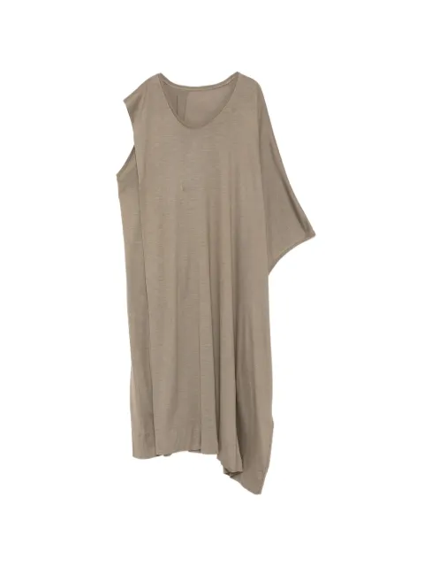 Julius asymmetric draped T-shirt Neutrals 937CUM13DT