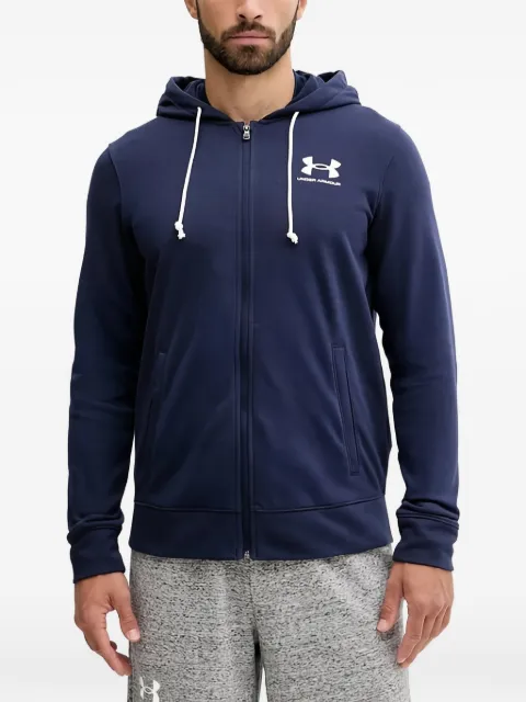 Under Armour logo-detail zipped hoodie Blue 1370409