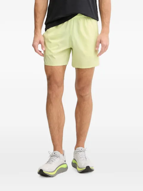 Under Armour logo-print elasticated-waistband shorts Yellow 6009868