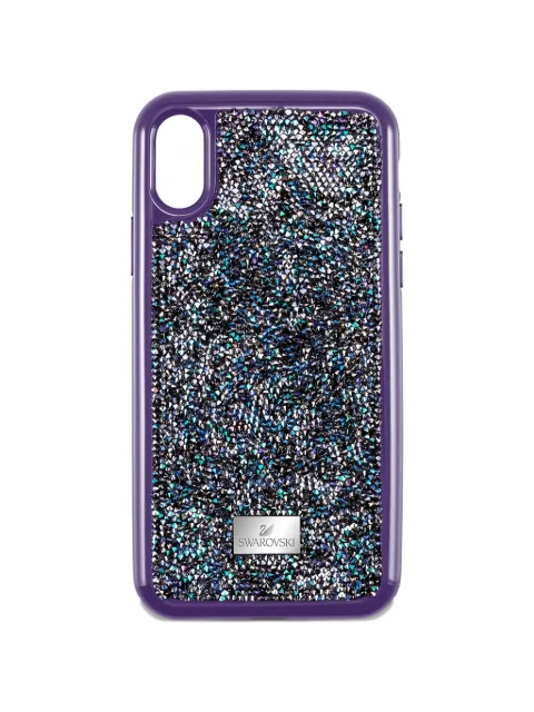Swarovski Iphone XS Glam Rock crystal phone case Purple 5478875