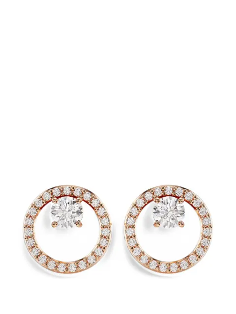 Swarovski Constella crystal-embellished earrings Pink 5692263