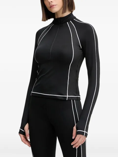 Under Armour long-sleeve piped-trim top Black 6003998