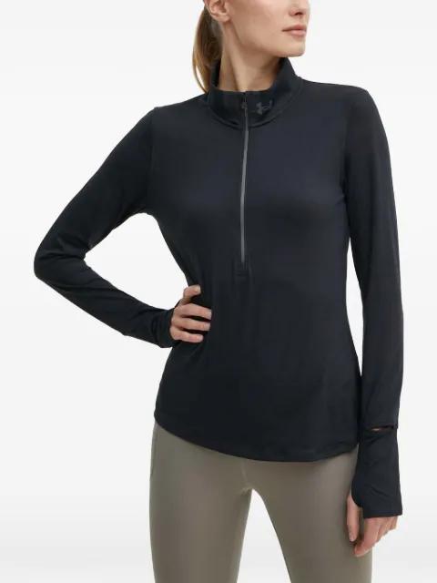 Under Armour UA Launch Pro thumbhole zip-detail sweatshirt Black 1379349