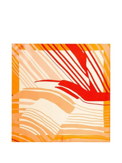 Raquel Diniz abstract foulard scarf Neutrals ZFS0001