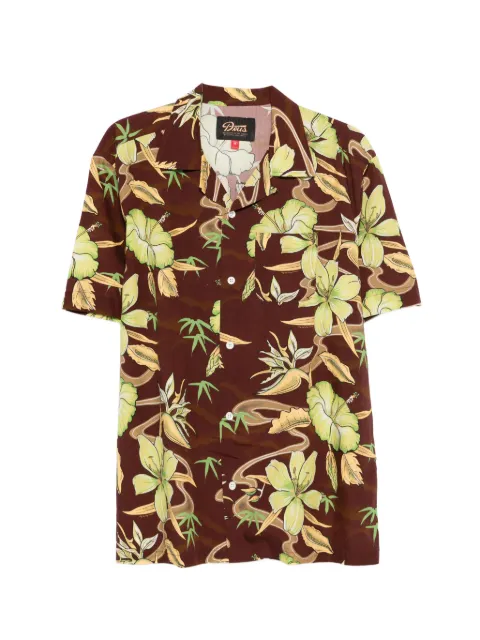 Deus Ex Machina Broadus floral shirt Brown D261MSH330