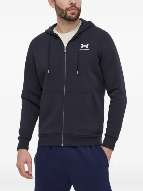 Under Armour logo-print zip-up hoodie Blue 1373881