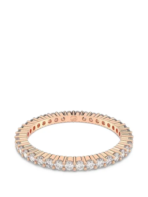Swarovski Matrix Vittore crystal-embellished eternity ring Pink 5656301