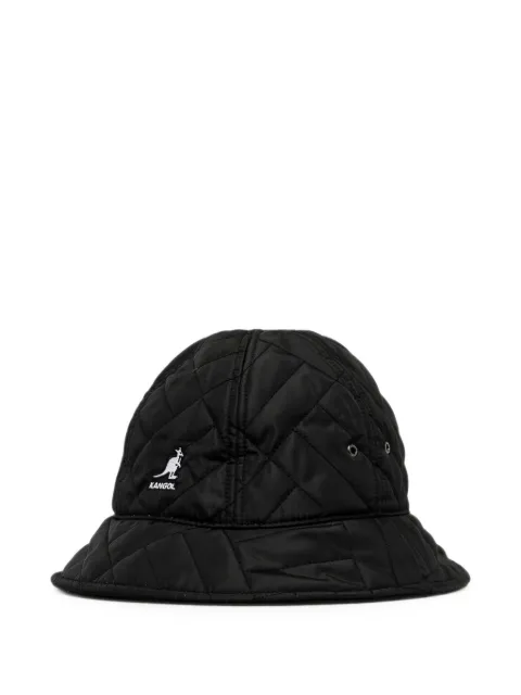 Kangol quilted-design bucket hat Black K4373
