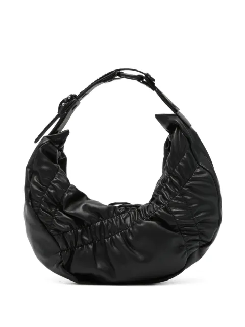 Innerraum small crunch half-moon messenger bag Black HM2BMBKCRSH