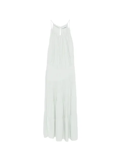 IRO Island tiered island dress Green WM33ISLAND