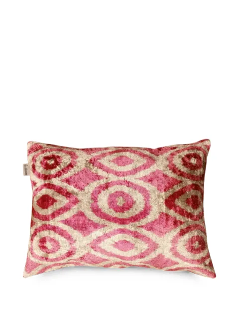 Les-Ottomans ikat-print cushion Pink V73740X50S