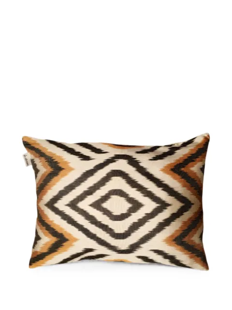 Les-Ottomans ikat-pattern cushion Neutrals S35240X60S
