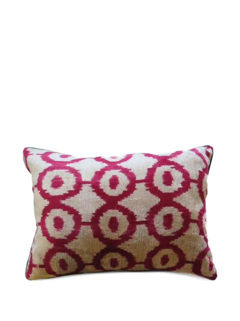 Les-Ottomans ikat-print cushion Neutrals V0940X50S