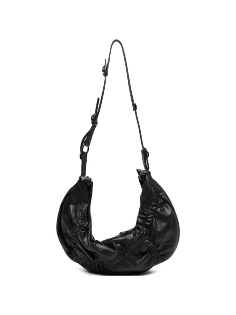 Innerraum gathered-detail messenger bag Black HM3BMBKCRSH