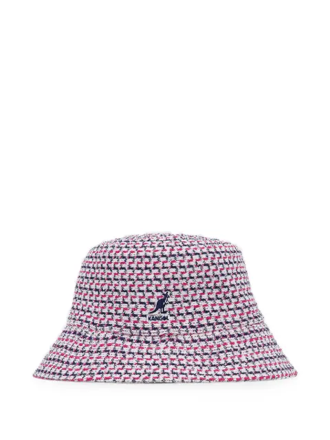 Kangol logo-embroidered patterned bucket hat White K3554