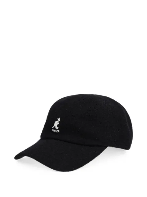Kangol logo patch wool cap Black K3660