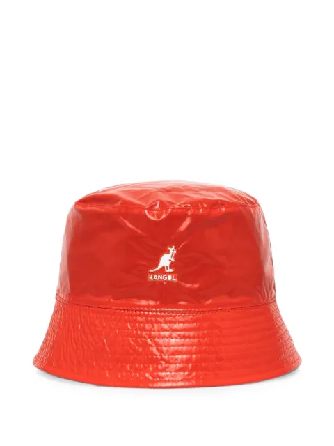 Kangol logo-appliqué bucket hat Red K5335