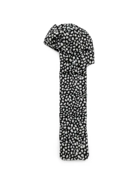 Kangol Mega leopard-print trapper hat Black K5467