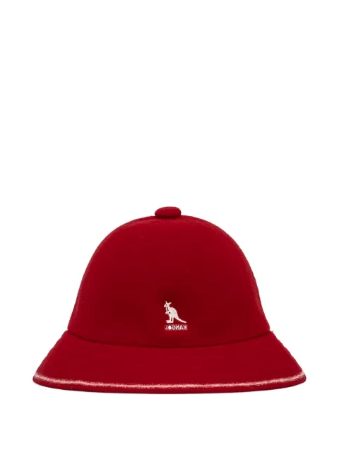 Kangol logo-detail bucket hat Red K3181