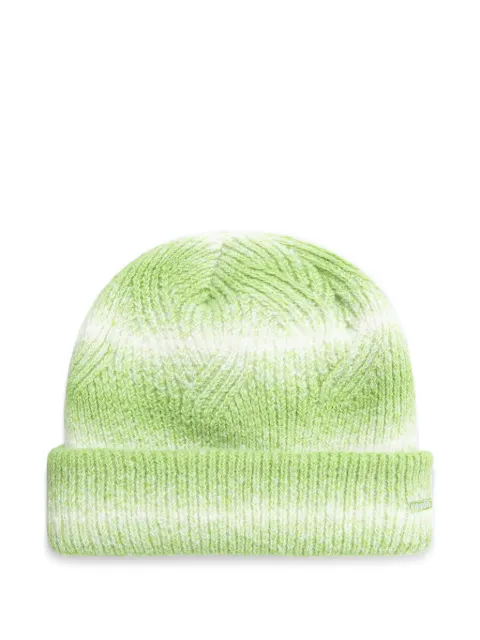 Kangol gradient-effect ribbed-knit beanie hat Green K3795