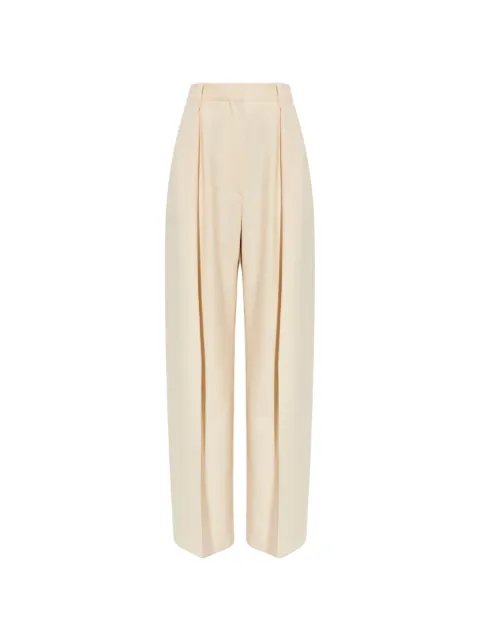 Victoria Beckham pleated trousers Neutrals 1226WTR002857G