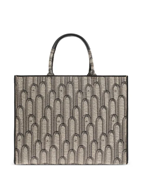 Furla large Opportunity patterned tote bag Neutrals WB00255BX4614