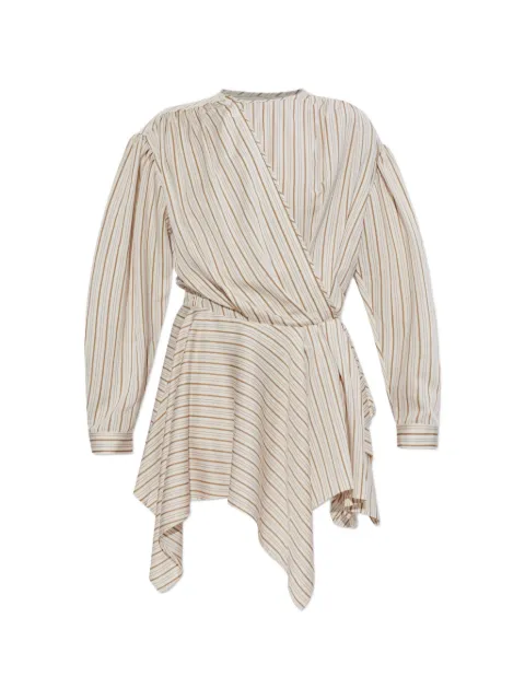 IRO Utenia asymmetric dress Neutrals WM33UTENIA